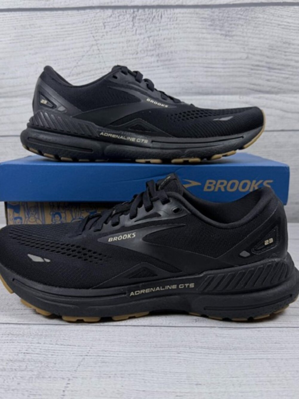 🖤 Brooks Adrenaline GTS 23 Running Shoes Black/Cream/Biscuit Women's Size 8 - Picture 5 of 12
